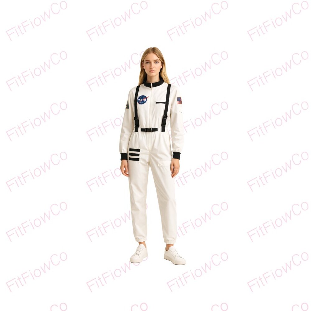 NASA Astronaut Costume Jumpsuit Spirit  Size S  Space Shuttle  Holiday Party